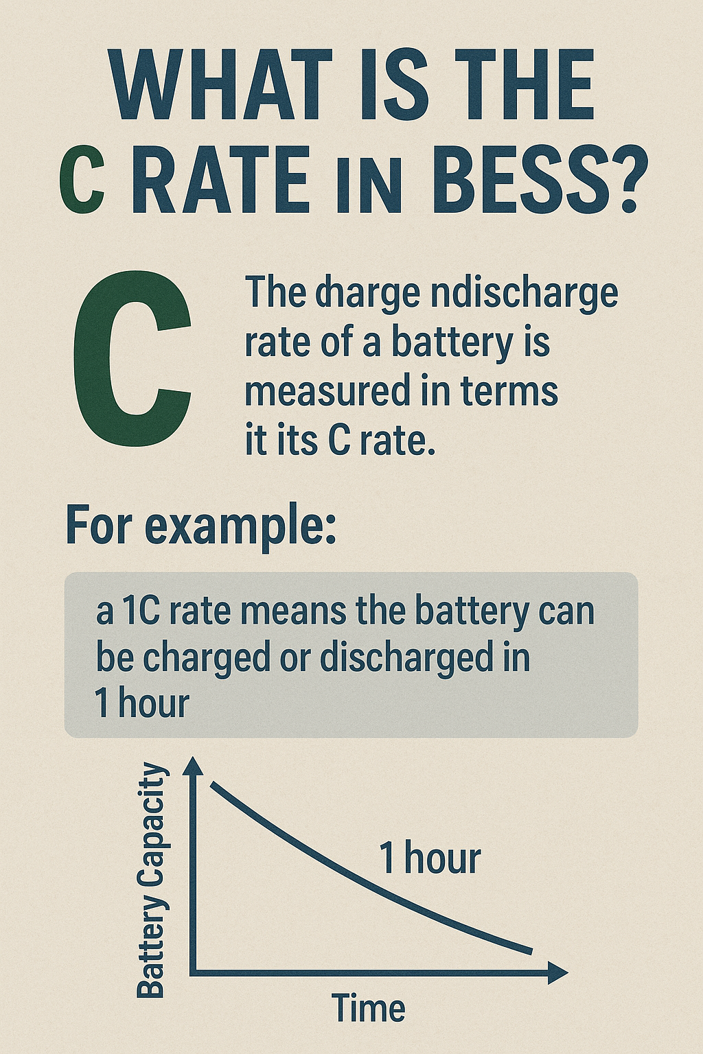 What is the C rate in BESS