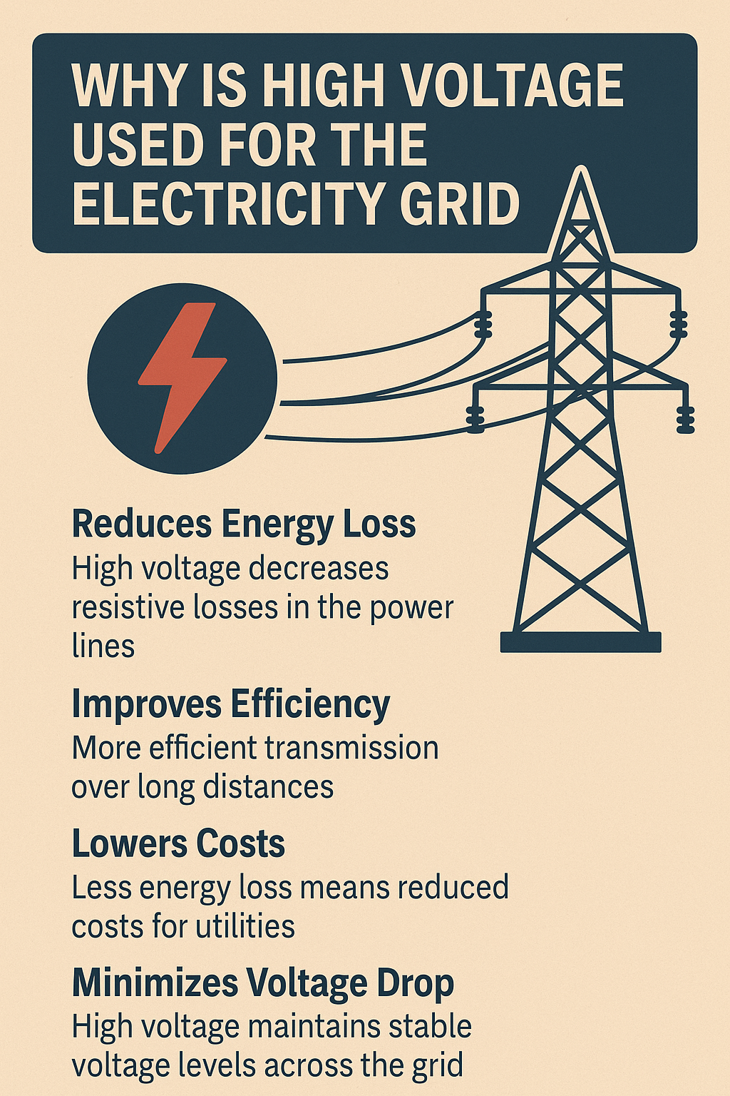 Why Is High Voltage Used for the Electricity Grid